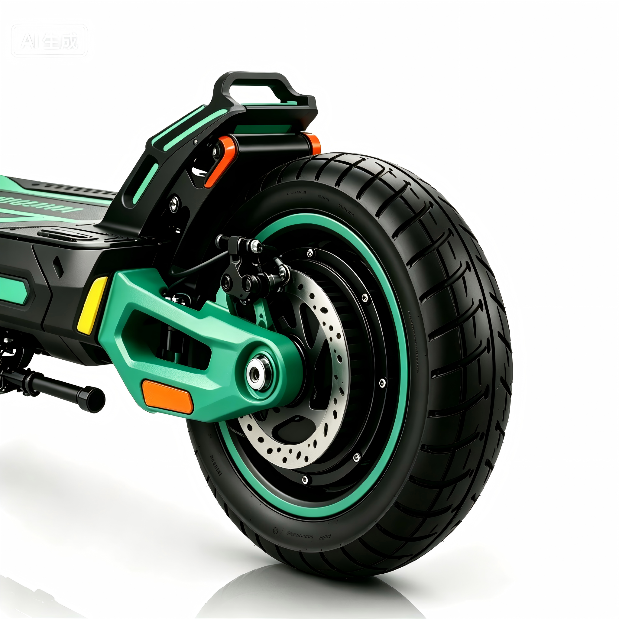BOGE BGV2 Dual Motor Electric Scooter 10" 48V 15.6Ah 2x600W 1200W Peak 50km/h Foldable Commuter E-Scooter - Olive Green