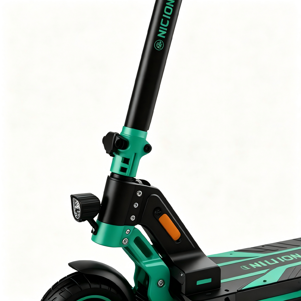 BOGE BGV2 Dual Motor Electric Scooter 10" 48V 15.6Ah 2x600W 1200W Peak 50km/h Foldable Commuter E-Scooter - Olive Green