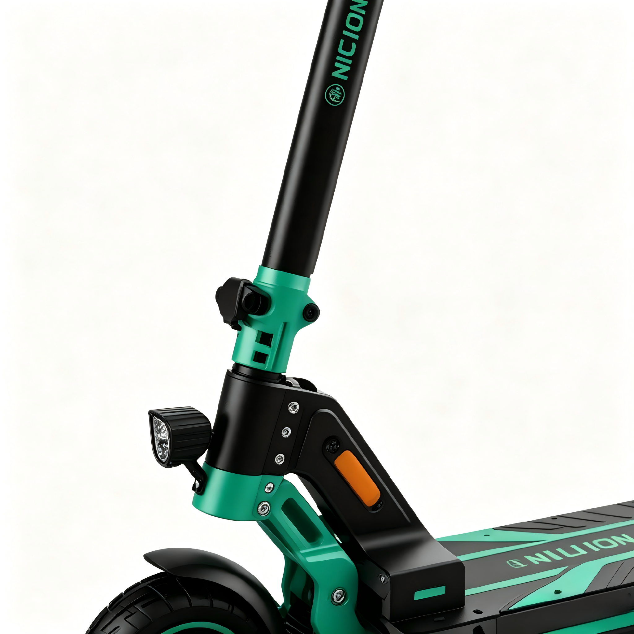 BOGE BGV2 Dual Motor Electric Scooter 10" 48V 15.6Ah 2x600W 1200W Peak 50km/h Foldable Commuter E-Scooter - Olive Green