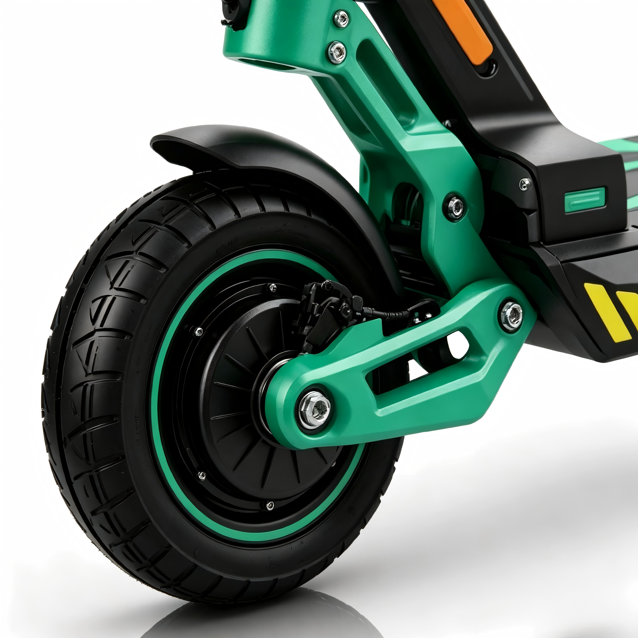 BOGE BGV2 Dual Motor Electric Scooter 10" 48V 15.6Ah 2x600W 1200W Peak 50km/h Foldable Commuter E-Scooter - Olive Green