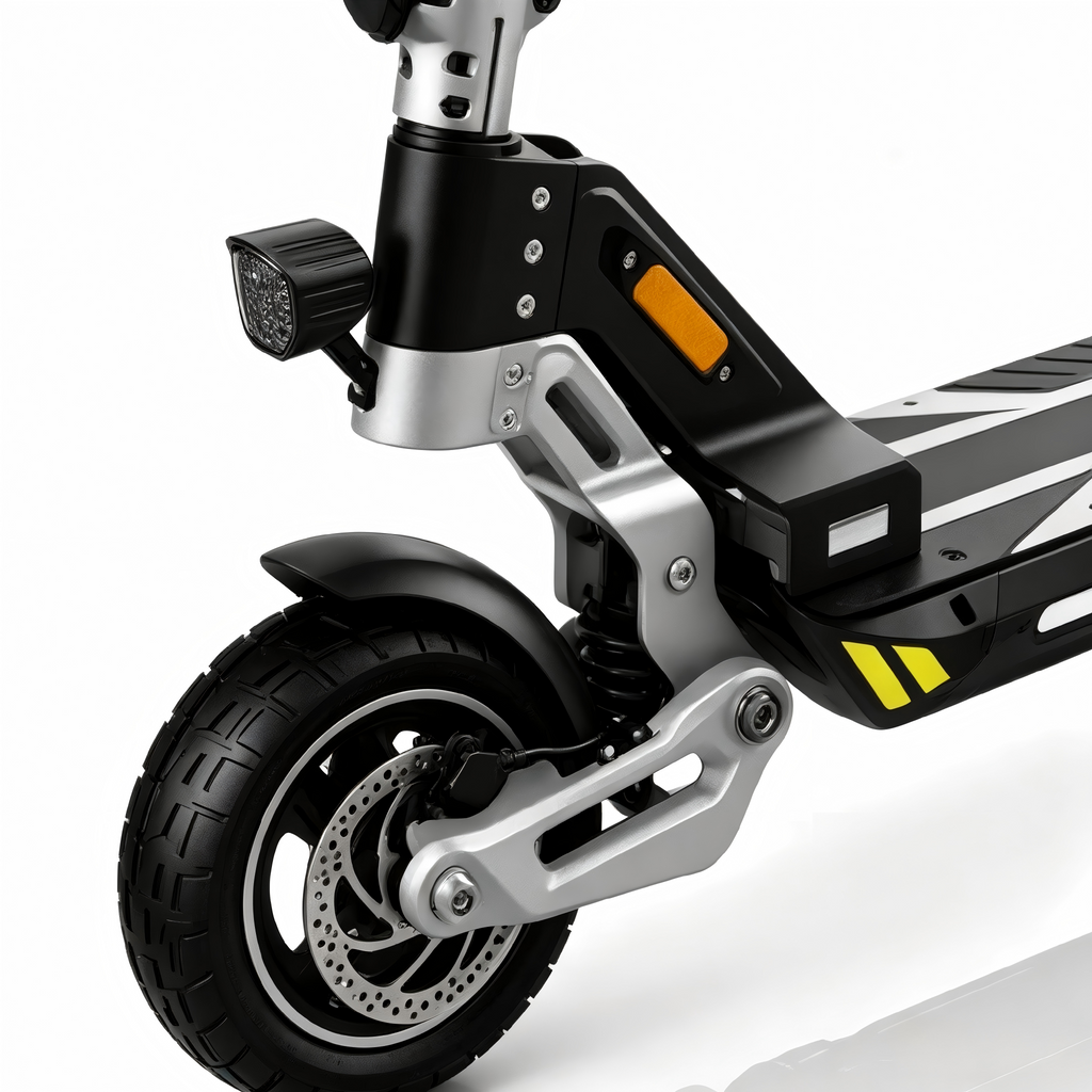 BOGE BGV2 Electric Scooter 10" Tires 48V 15.6Ah 800W 50km/h Foldable Commuter E-Scooter - Matte Black